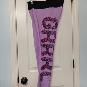 Purple, GRRRL, Size Camryn/Kim, next level, high waisted leggings.
